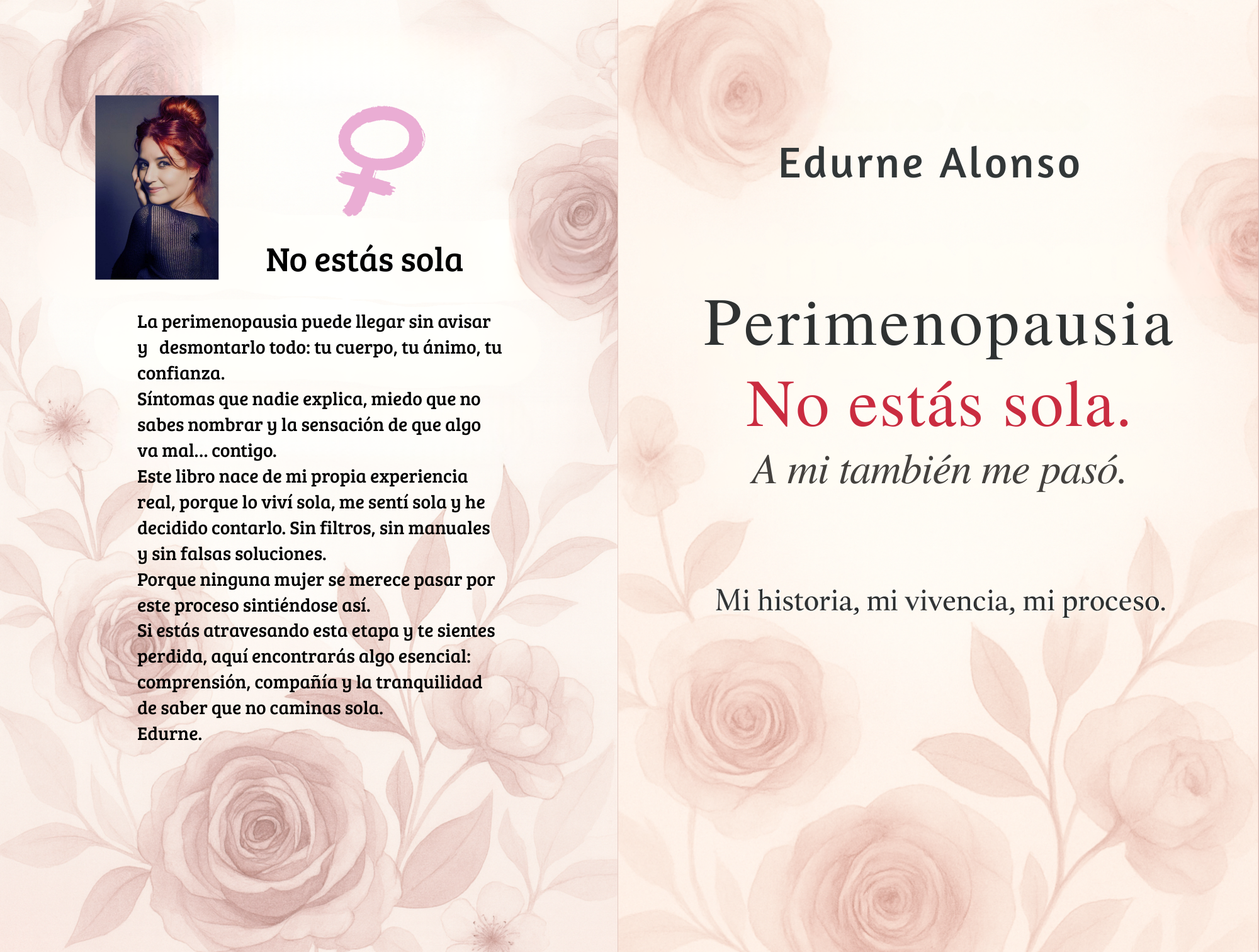 Portada y contraportada del libro Perimenopausia