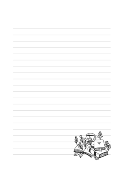 Página de reseña en blanco